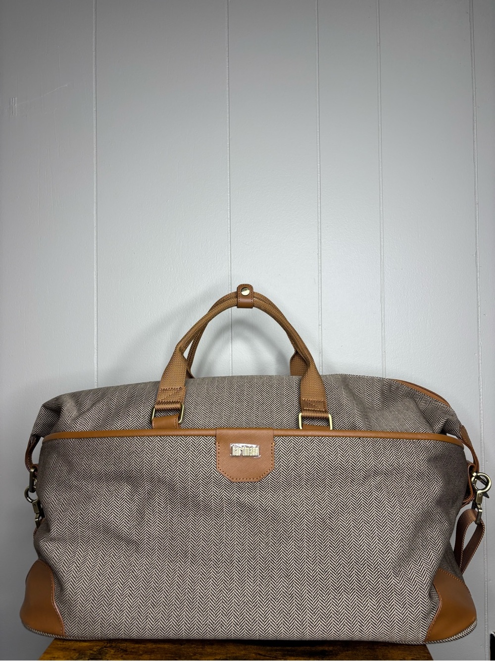 Hartmann Luxe II Collection Softside Weekender Duffel Bag Shoulder Strap